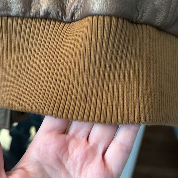 Men’s Calvin Klein Leather Jacket - Picture 6 of 7